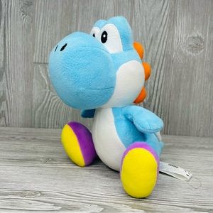 Nintendo Little buddy Super Mario Bros 12 Light Blue Yoshi Stuffed Plush toy